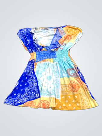 AI MEO SI Patchwork Kleid