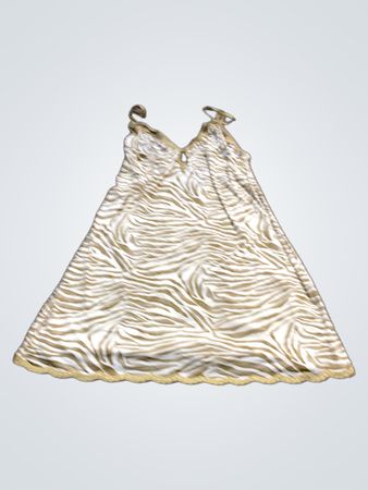 Zebra-Print Slip-Kleid