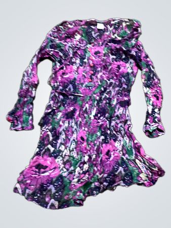 s.Oliver Floral Print Langarmkleid