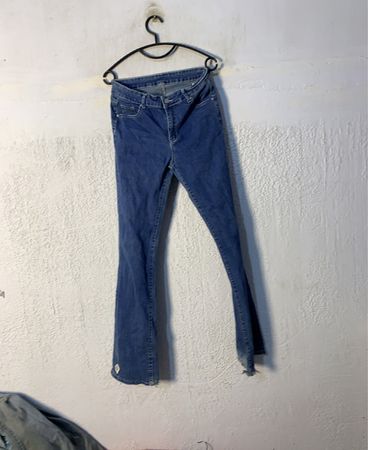 Blue Flare Jeans