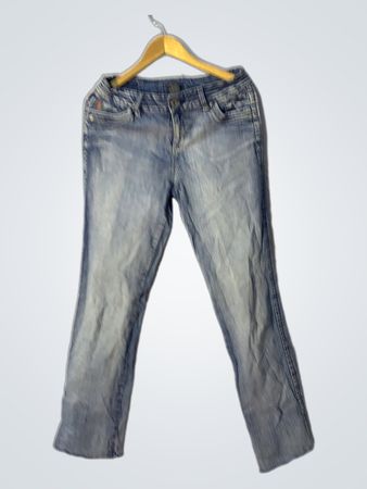 Foxjeans Damen Blaue Denim-Jeans