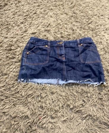 Jeans-Minirock