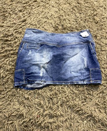 Blauer Jeansrock