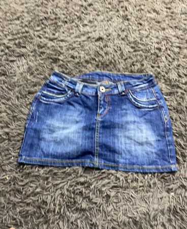 Blauer Denimrock