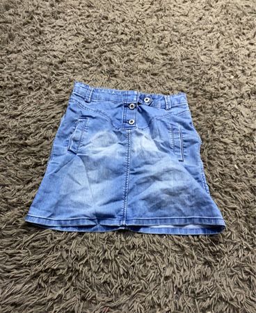 Blauer Jeansrock