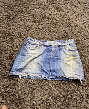Gonna Mini in Denim DIESEL da Donna