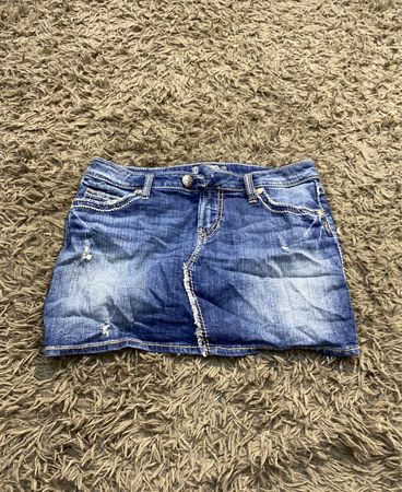Silver Jeans Co. Damen Denim Minirock