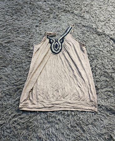 Perlenhals Tank Top