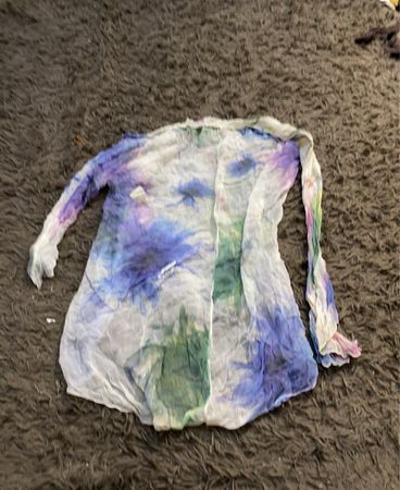 Durchsichtige Batikbluse