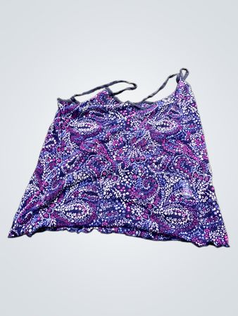 Violette Paisley-Muster-Trägershirt