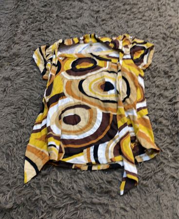 Abstrakt gemusterte Bluse