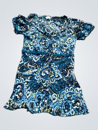 Street One Paisley Print Button-Up Top