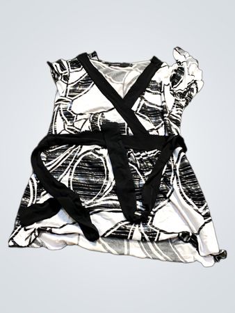 KappAhl Damen Bedruckte Wickelbluse