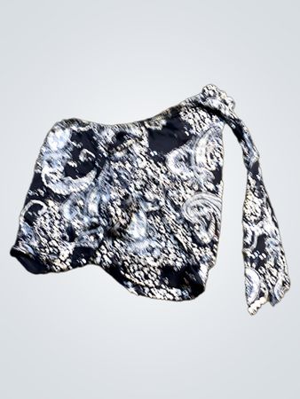 Paisley Print One Shoulder Top