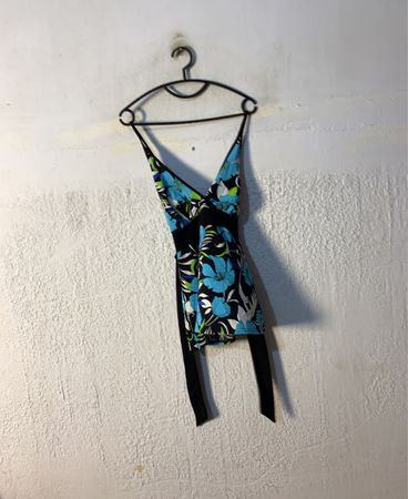Frauen Floral Druck Haltertop