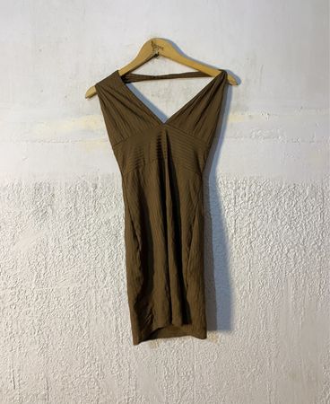Braunes Halfterkleid