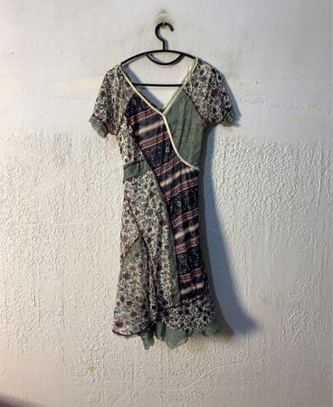 S.QUISE Patchwork Print Dress