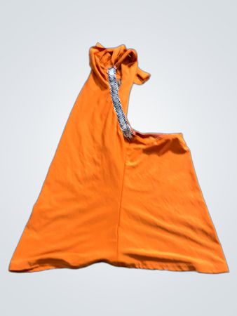 Orangenes Haltertop