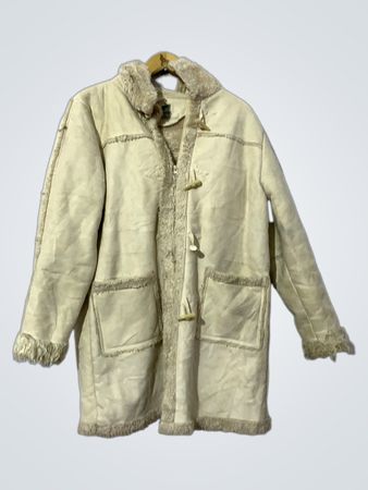 Crazy World Junge Mode L:42/44 Cream Duffle Coat