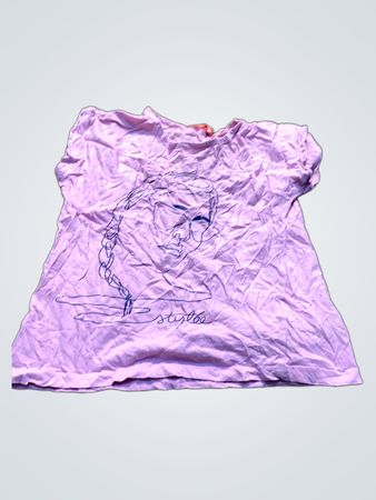 Rosa T-Shirt mit Grafikdruck