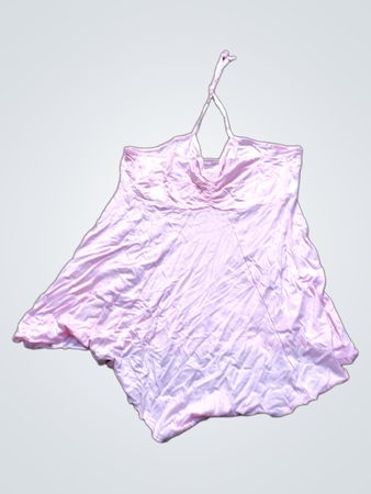 Rosa Halterneck-Chemise