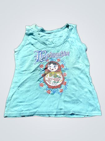 Babushka Graphic Tank Top
