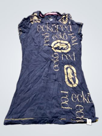 Ecko Unltd. Navy Blue Graphic T-Shirt