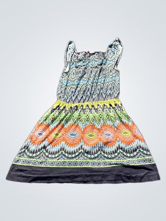 Mädchen Tribal Druck Kleid