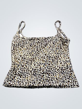 Leopardenmuster Spaghetti-Top