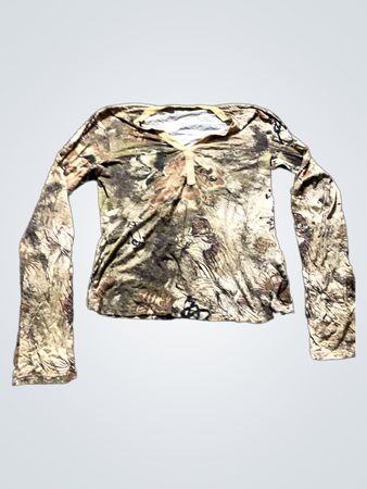 Wallis Camouflage Langarm-Top