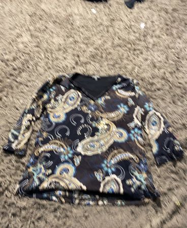 Street One Paisley Print Langarmshirt