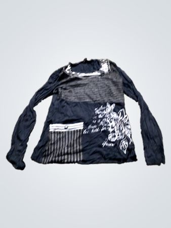 Langarmshirt mit Blumendesign