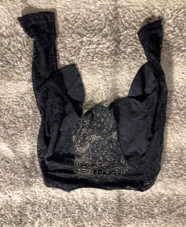 Schwarze Spitze Bolero Shrug