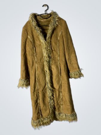 Shearling Lined Long Coat