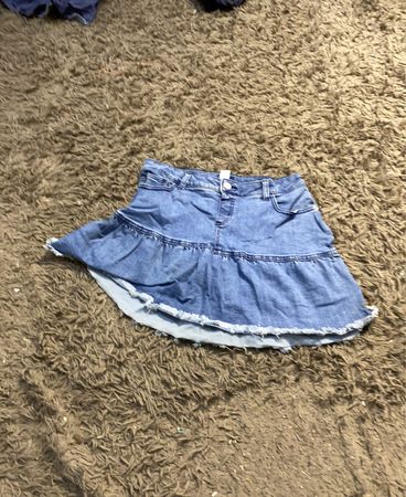 Justice Denim Stufenrüschenshirt