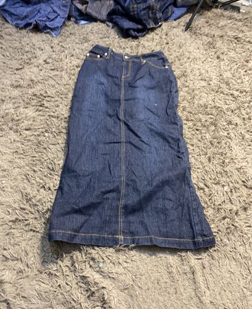 Denim Maxi Rock