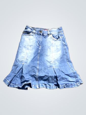 Blauer Jeansrock