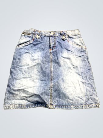 Blauer Jeansrock