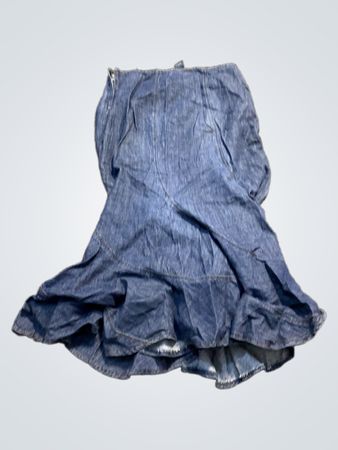 Denim-Rüschensocke