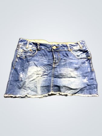 Jeans-Minirock