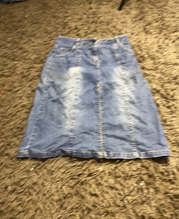 Blauer Jeansrock