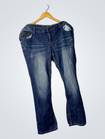 Ariza Jeans Damen Bootcut Jeans