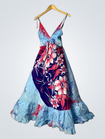 Maxi-Kleid mit Blumenmuster