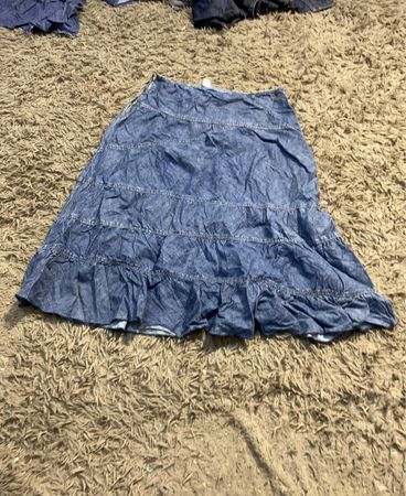 Gestufter Jeansrock