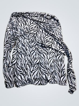 Langarmhemd mit Zebra-Print
