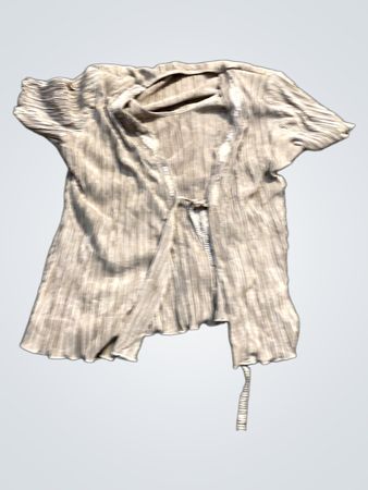 Falten-Cardigan mit Bindeband