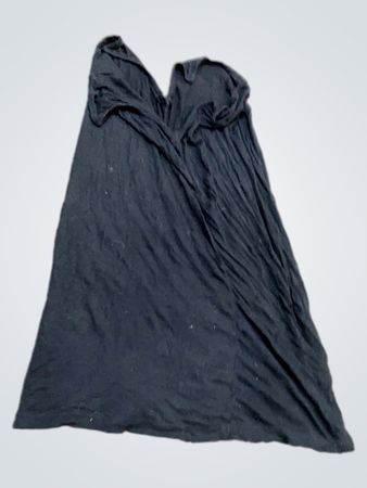 Schwarzes Maxikleid