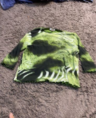 Gelco Green Tie-Dye Langarmshirt