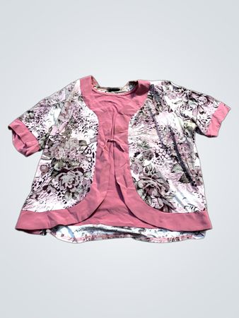Frauen Blumenmuster Top