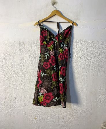 Yessica Blumendruck Mini Kleid